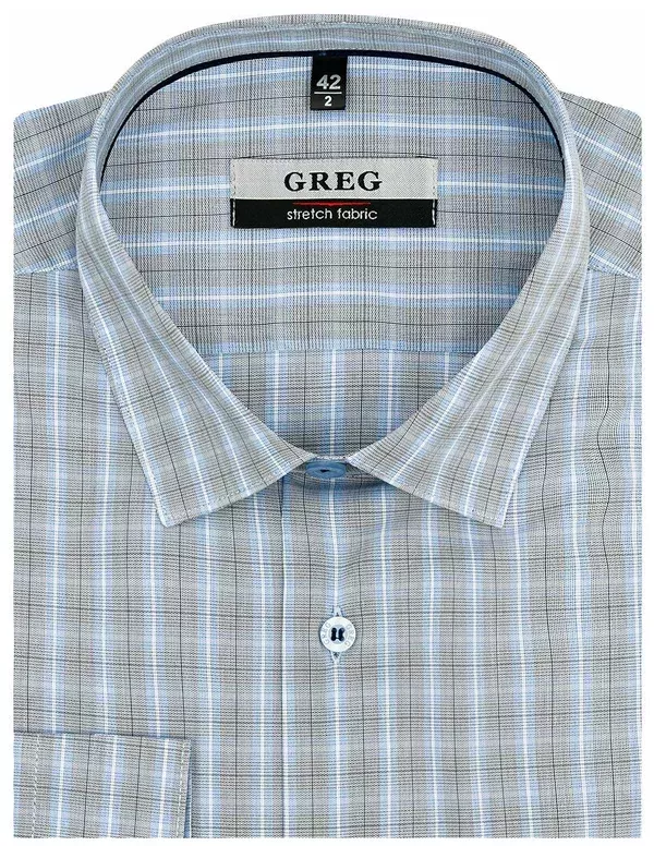 Рубашка GREG, Размер 174-184/41, Серый